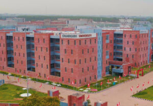 A glimpse of the campus of Chandigarh University at Mohali